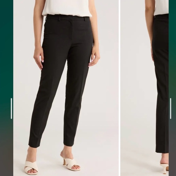 Boss Tilunah Slim Fit Pants in Black Size 6 - Picture 6 of 13